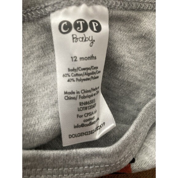 Baby 2-Piece Wild One Lion Print Muscle Tank & Shorts Set by CJP- 12 Months NWT - Picture 4 of 7